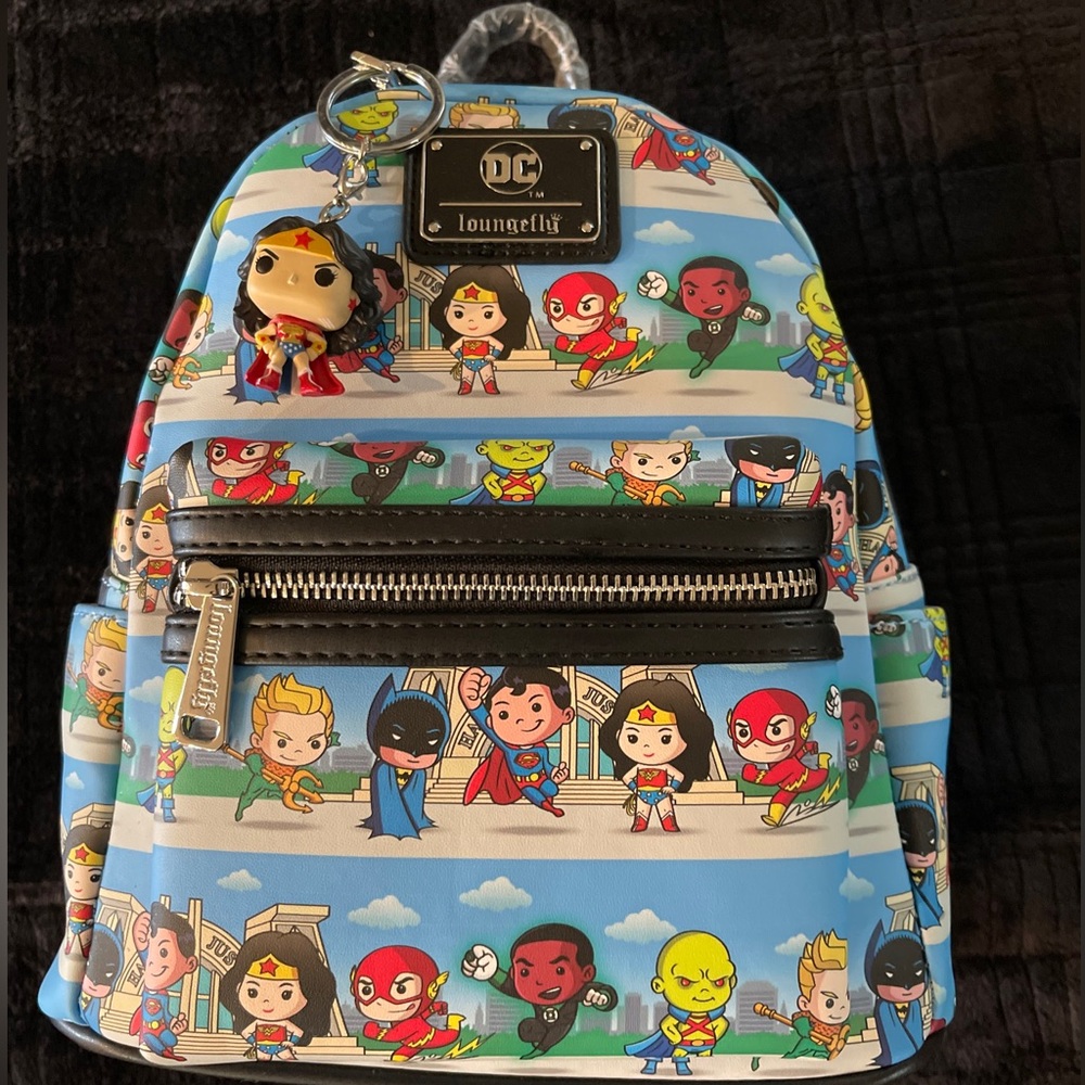 DC comics Loungefly mini backpack